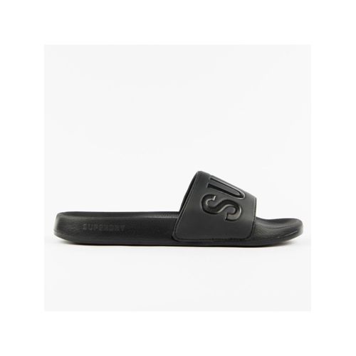 Claquette Superdry Core Graphic Pool Homme Noir