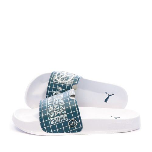 Claquettes Blanche/Turquoise Garon Puma Mapf1 - 37