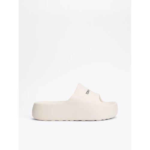 Claquettes Chunky Compenses  Logo Tjw Flatform Pool Slide Ess/Newsprint Beige - 41/42