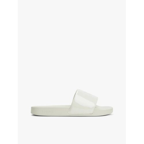 Claquettes Vernies Flag Pool Slide Patent/Misty Sage - 42