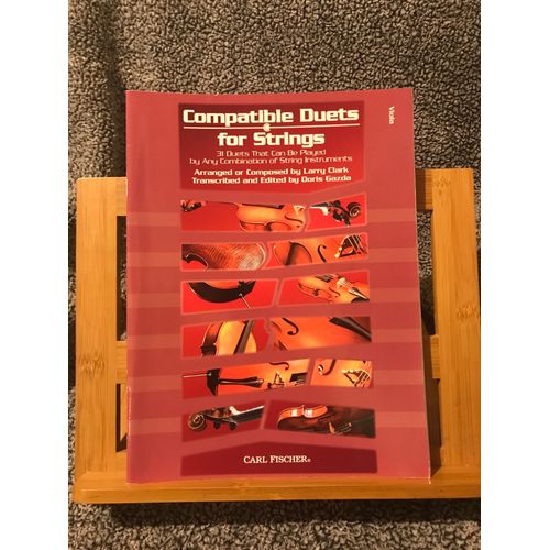 Clark / Gazda Compatble Duets For Strings Partition Duos Alto d. Carl Fischer