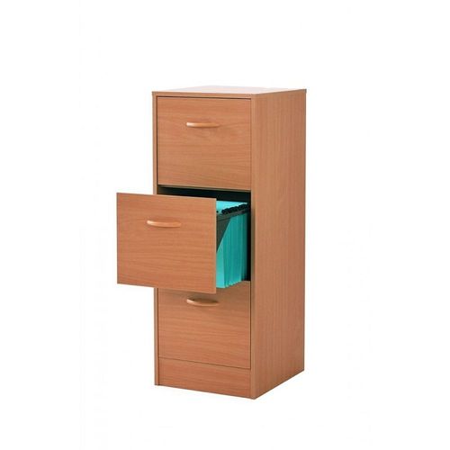 Classeur 3 Tiroirs 75 Dossiers Suspendus - Coloris: Htre