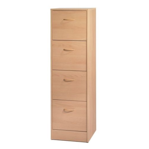 Classeur 4 Tiroirs 100 Dossiers Suspendus - Coloris: Htre