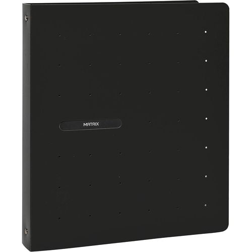 Classeur Matrix Format Intrieur 22 X 30 Cm 4 Anneaux Diamtre 30, Noir