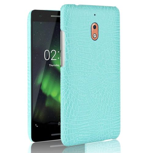 Classique lgant tui Pour Nokia 2.1 Anti raflure Mode Classique D'alligator Housse De Protection Compatibilit - Vert