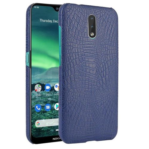 Classique lgant tui Pour Nokia 2.3 Anti raflure Housse De Protection Mode Classique D'alligator Compatibilit - Bleu