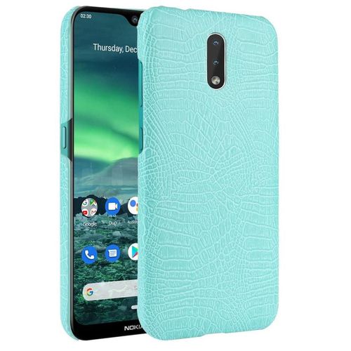 Classique lgant tui Pour Nokia 2.3 Compatibilit Anti raflure Housse De Protection Mode Classique D'alligator - Vert