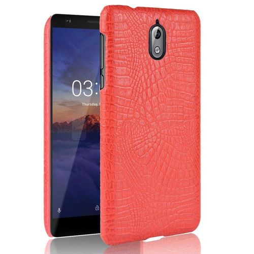Classique lgant tui Pour Nokia 3.1 Anti raflure Mode Classique D'alligator Compatibilit Housse De Protection - Rouge