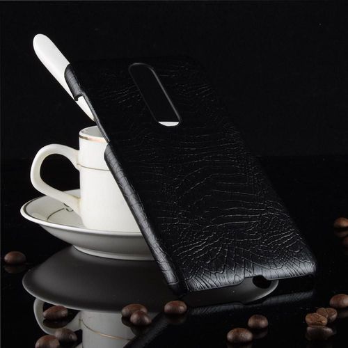 Classique lgant tui Pour Nokia 3.1 Plus Anti raflure Housse De Protection Compatibilit Mode Classique D'alligator - Noir