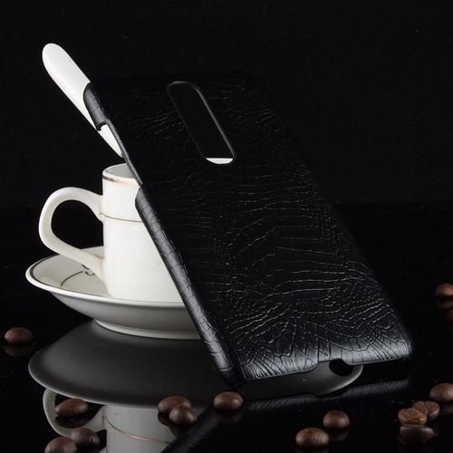 Classique lgant tui Pour Nokia 3.1 Plus Mode Classique D'alligator Compatibilit Housse De Protection Anti raflure - Noir