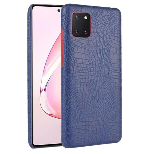 Classique lgant tui Pour Samsung Galaxy Note 10 Lite Mode Classique D'alligator Housse De Protection Anti raflure Compatibilit - Bleu