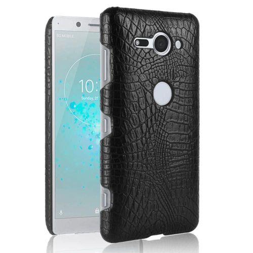 Classique lgant tui Pour Sony Xperia Xz2 Premium Anti raflure Housse De Protection Mode Classique D'alligator Compatibilit - Noir