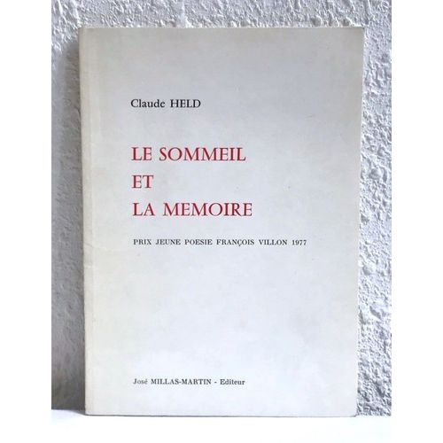 Claude Held - Le Sommeil Et La Mmoire / E.O. Sp   