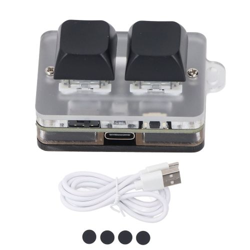 Clavier  2 touches prenant en charge la programmation de macros et le logiciel 8S
