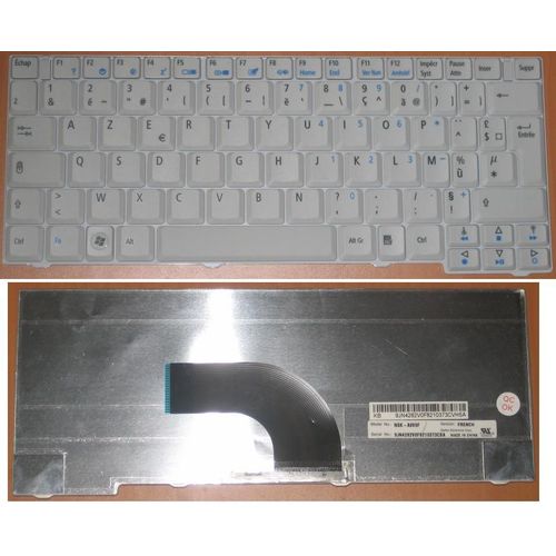Clavier Azerty Franais / French Pour ACER ASPIRE AS2920 2920 AS2420 2420 2920Z Series, Gris / Grey, P/N: 9J.N4282.V0F , Model: NSK-A9V0F