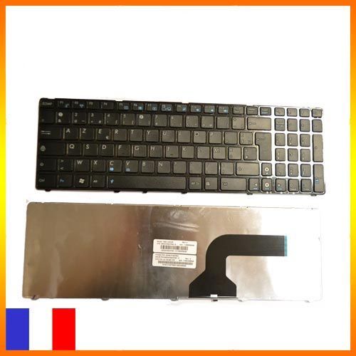 CLAVIER AZERTY FRANCAIS NOIR POUR PC PORTABLE ASUS G60 G73 G60J G60JX G60V G60VX N61 N61V N61VG N61W N61J X61SL N71V G53 G53JW  G72 G72GX G73 G73JH