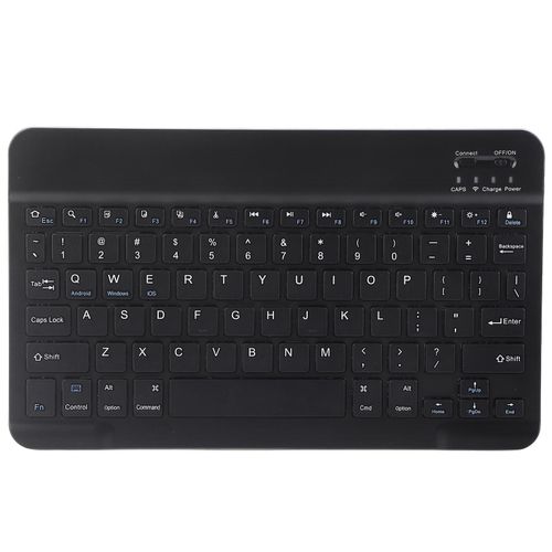 Clavier Bluetooth sans fil 10 pouces lger ultra-large pour Android IOS / Windows (noir)