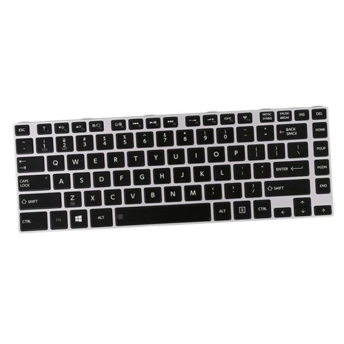 Clavier d'ordinateur portable de remplacement de mise en page anglais amricain avec cadre en argent avec rtro-clair pour Toshiba Satellite E40-A, E45-A, E40t-a, E45t-a