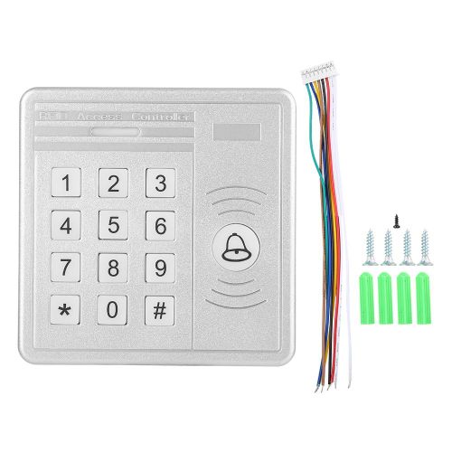 Clavier De Controle D'acces 125 Khz, Lecteur De Carte De Proximite Avec Mot De Passe Autonome, Systeme D'entree De Porte
