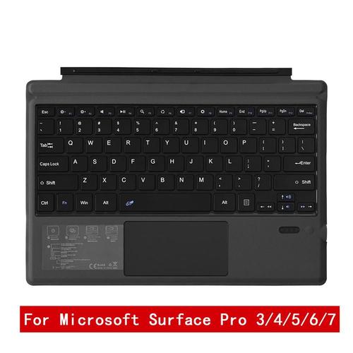 Clavier de jeu sans fil pour Microsoft Surface Pro 3/4/5/6/7 PC, tablette 3.0, tablette, ordinateur portable