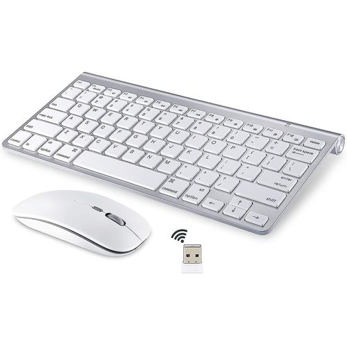 Clavier Et Souris Sans Fil Pour Apple Imac Windows Ou Android Sans Fil 2,4 G