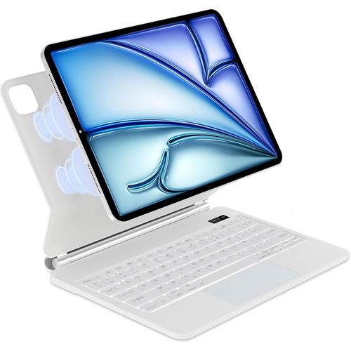 Clavier iPad Air 11 Pouces (M2) 2024,Magic Keyboard pour iPad Air 11