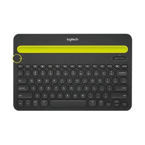 Clavier sans fil Bluetooth-Multi-appareils,Support,Logitech K480,Noir Noir
