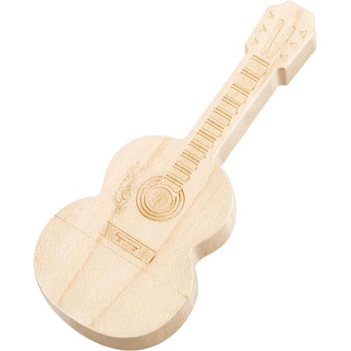 Cle USB 128 Go,Cl USB Guitare en Bois De Pin. Rapide Flash Drive Memory Stick Cls USB 3.0 Up to 100Mo/S. des Cadeaux Uniques pour Les Amis Lors De Mariages,D'Anniversaires et de Ftes.