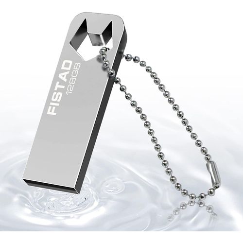Cl USB 128 GO, Clef USB 128GO Mini USB Stick 128GB Portable Flash Drive 128 GB Compatible avec Ordinateur, Console de Jeux, PC