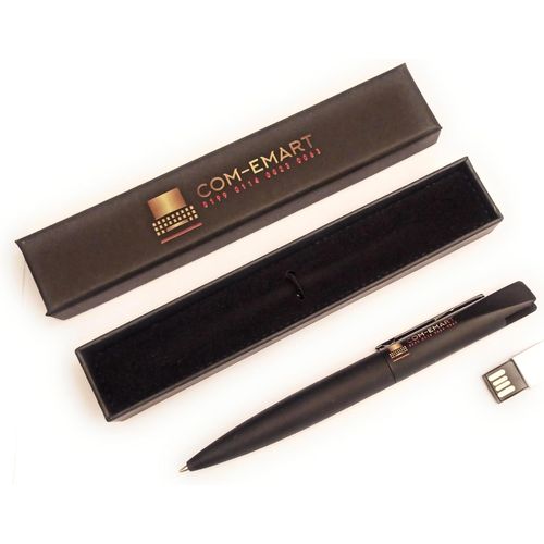 Cle Usb 128 Go En Forme De Stylo Avec Encre Bleue (Black)[X858]