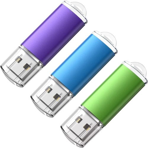 Cle Usb 128 Go Lot 3 Cl Usb Grande Capacit Cle Usb 2.0 Pas Cher Flash Drive Porte Cl Stockage Disque Mmoire Stick Pour Windows, Pc, Ipad, Enregistreur, Linux