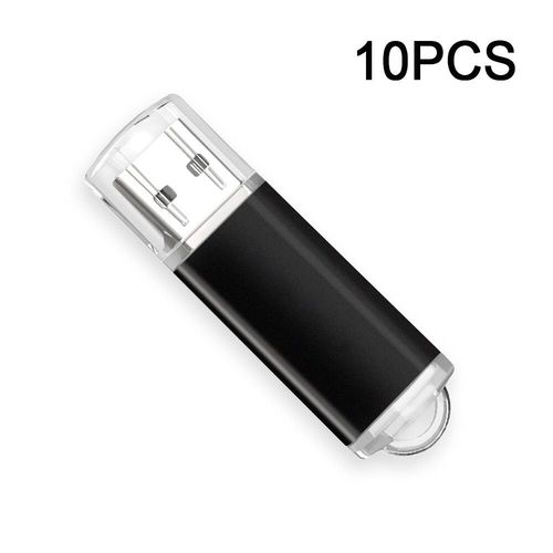 Cl USB 2.0,16 Go,32 Go,64 Go,128 Go,1 Go,2 Go,4 Go,8 Go,10 pices/lot - Type BlackX10PCS-128MBX10PCS #B
