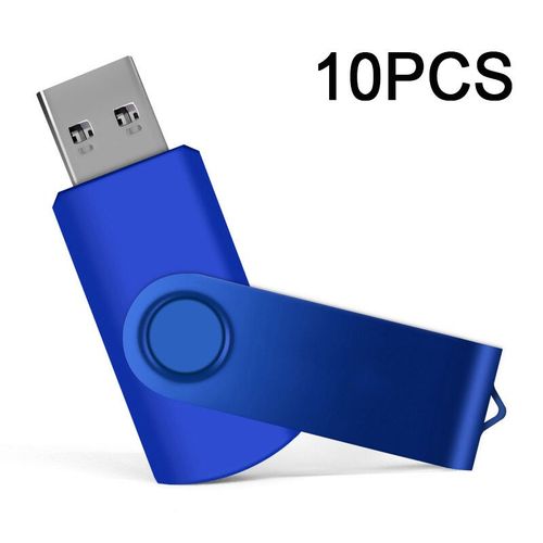 Cl USB 2.0,16 Go,32 Go,64 Go,128 Go,1 Go,2 Go,4 Go,8 Go,10 pices/lot - Type BlueX10PCS-32GBX10PCS #A