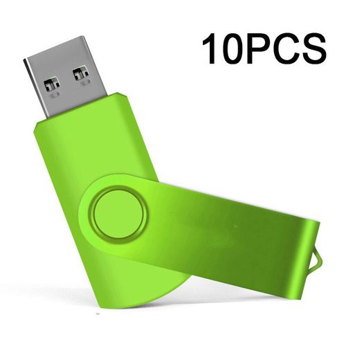 Cl USB 2.0,16 Go,32 Go,64 Go,128 Go,1 Go,2 Go,4 Go,8 Go,10 pices/lot - Type GreenX10PCS-128GBX10PCS #A