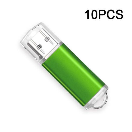 Cl USB 2.0,16 Go,32 Go,64 Go,128 Go,1 Go,2 Go,4 Go,8 Go,10 pices/lot - Type GreenX10PCS-128MBX10PCS #B