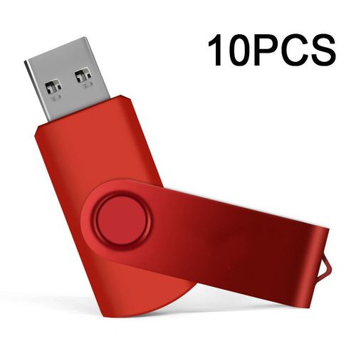 Cl USB 2.0,16 Go,32 Go,64 Go,128 Go,1 Go,2 Go,4 Go,8 Go,10 pices/lot - Type RedX10PCS-1GBX10PCS #A