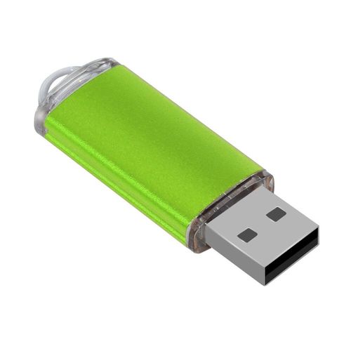 Cl USB 2.0 avec pour voiture,PC,photographie,carte mmoire flash,disque U,64 Go,32 Go,16 Go,8 Go,4 Go,2.0 - Type green-128 Go