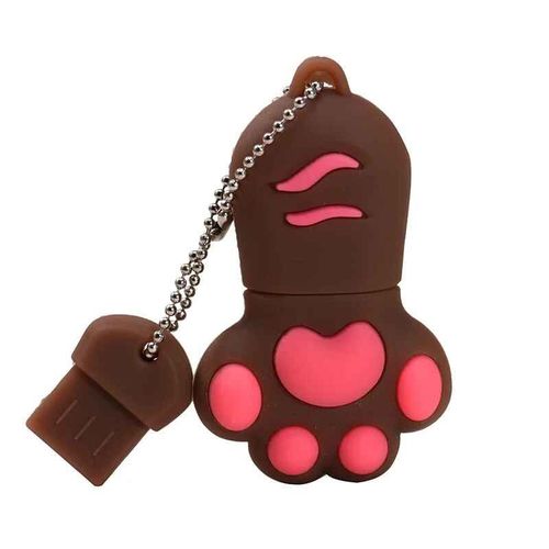 cl USB 2.0 de dessin Anim,support  mmoire de 4 Gb 8Gb 16 gb 32 Gb 64 Gb,lecteur Flash de couleur brun,rose,noir,bleu,chaton - Type C-8 GO