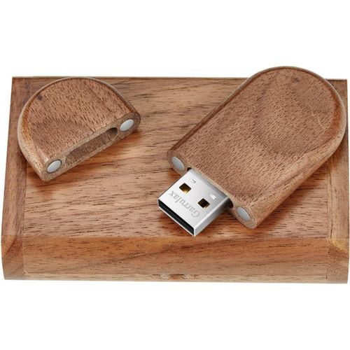 Cl USB 2.0 en bois haute vitesse 8 Go-Mmoire USB 2.0-Stockage de la date-Disque U (Walunt Ellipse)