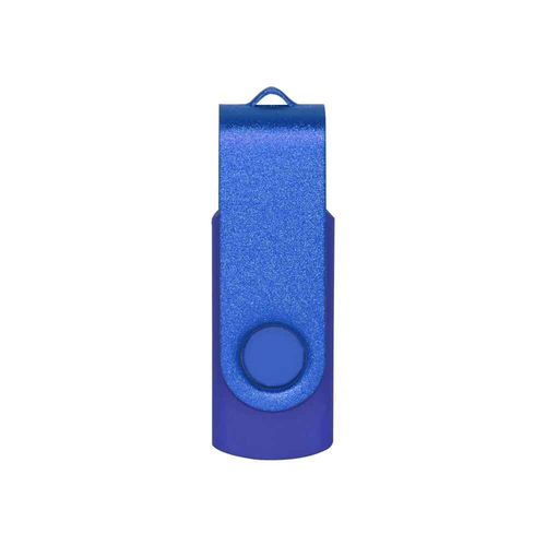 Cl USB 2.0 en mtal,support  mmoire de 4 Go 8 Go 16 Go 32 Go 64 Go- Blue-4 GO-A