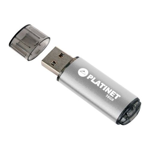 Cle USB 2.0 PLATINET PENDRIVE X-Depo 16Go Argent