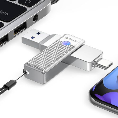 Cl USB 256 Go 405 Mo/s 2 en 1 USB 3.0 Type C Memory Stick UFSD en Metal, Dual Drive Go USB Type-C Flash Drive pour Smartphones, Tablettes et Ordinateurs Portables, PC(UFSD).[G920]