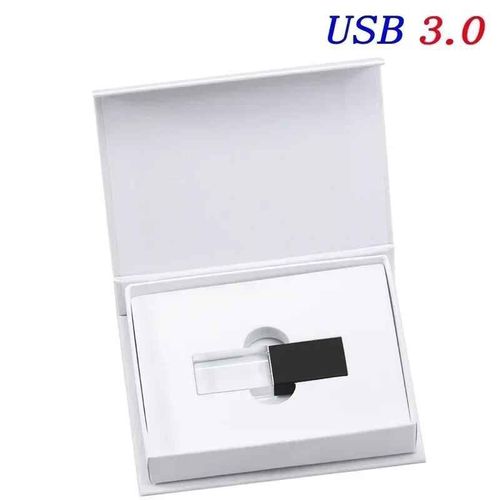 cl usb 3.0 avec,lecteur flash avec verre transparent,cadeau- black with box-16GB