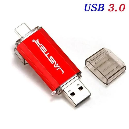 cl USB 3.0 OTG type-c,support  mmoire de 64GB 32GB,lecteur Flash haute vitesse pour tlphone/ordinateur portable type-c Business gift U disk - Type Red-8GB