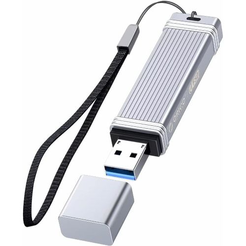 Cl USB 3.0 UFSD 128Go Memory Stick 450 Mo/s Flash Drive en Mtal avec Porte-Cls USB Stockage de Donnes Portable Pen Drive Mini Flash Drive pour PC, Tablettes