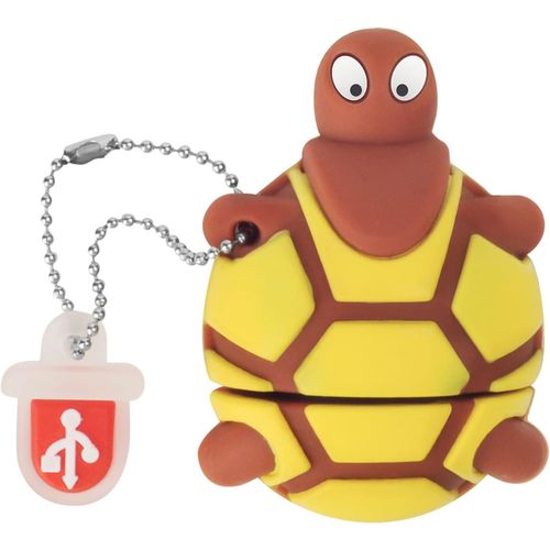 Cl USB 32 Go Mignonne en Forme de Tortue, Mmoire Stick Amusante et Mignonne USB 2.0 Flash Drive Pendrive pour Stockage de Donnes Externe, Marron