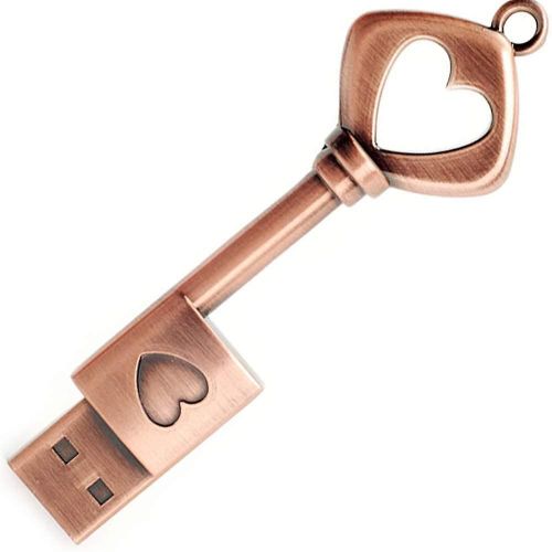 Cl USB 32Gb, Retro Metal Key Shape Usb Flash Drive Memory Stick Usb 2.0