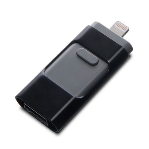Cl USB 512 compatible iPhone,iOS,Apple,iPad,Android et PC,3.0 Go,pluie,cl USB diabtique OTG,1 To,2 To - Type Black-512 GO