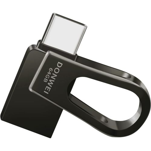 Cle USB 64 Go-Cl USB C Rapide Flash Drive-Cls USB 3.0 OTG Type C 2 en 1 Pen Drive Haut Dbit Plug-and-Play Portable Mmoire Stick pour Ordinateur,Pc,Photos/Vidos/Fichiers Copis en Un Clic