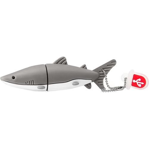 Cl USB 64 Go Forme de Requin Mignon Mmoire Stick USB 2.0 Flash Drive pour Stockage de Donnes Externe